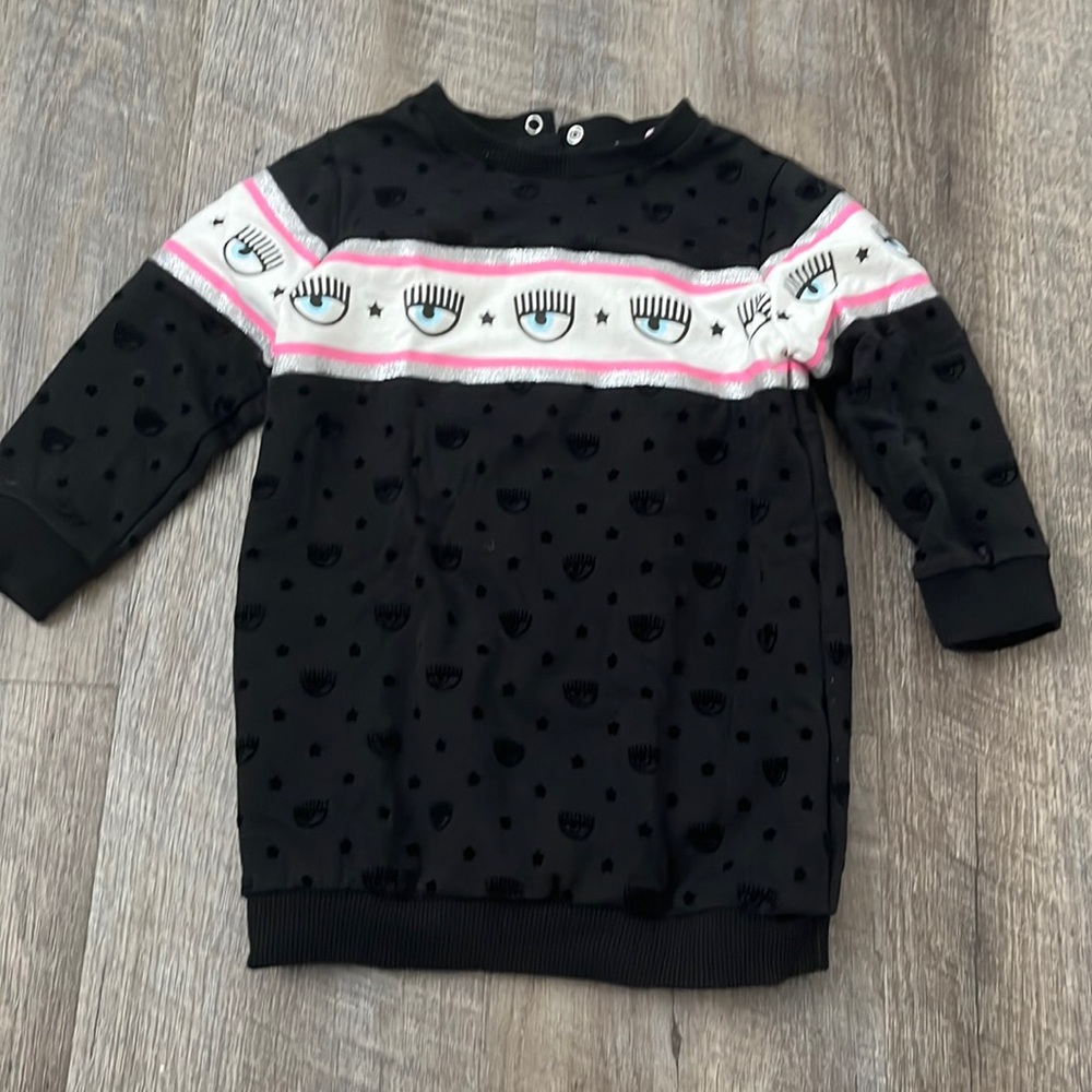 Chiara Ferragni Kids logo-print sweater dress